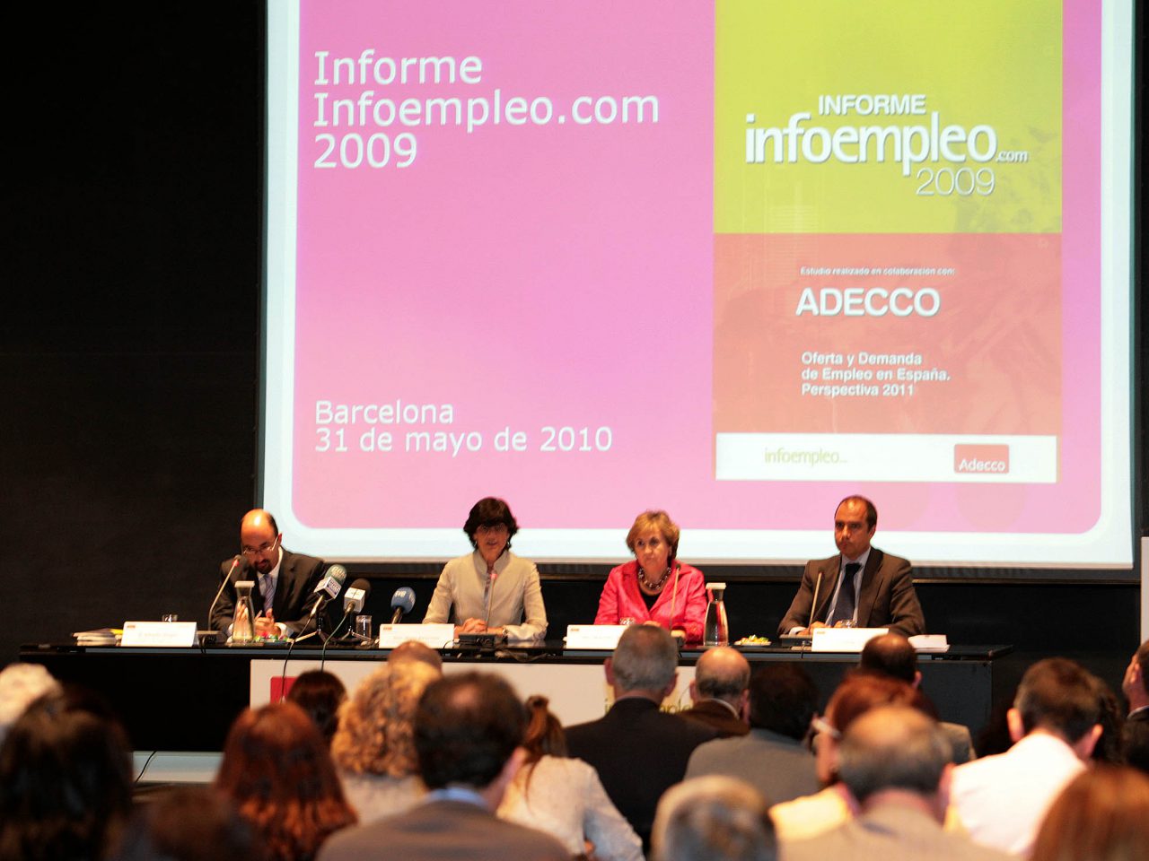 Presentación del Informe Infoempleo en Barcelona