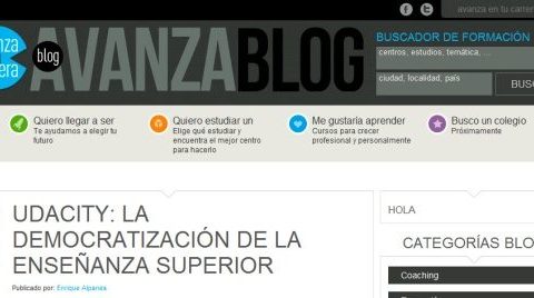 No te pierdas el blog de Avanza en tu carrera