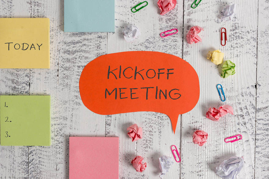 Plantea una kick off meeting al principio de cada proyecto